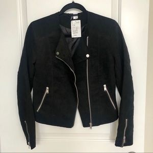 COPY - H&M Faux suede biker jacket
